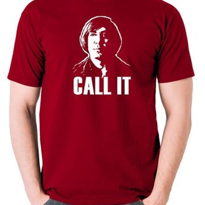 No Country For Old Men Inspired T Shirt - Call It rouge brique