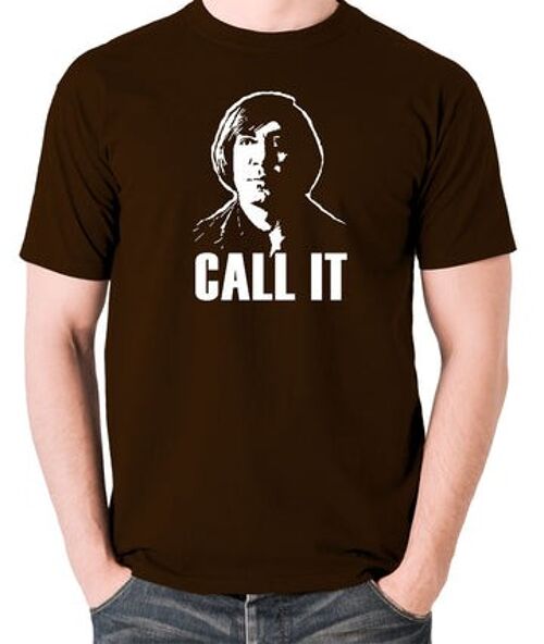 No Country For Old Men Inspired T Shirt - Call It chocolate