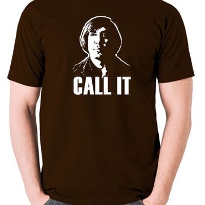 T-shirt inspiré de No Country For Old Men - Call It chocolat