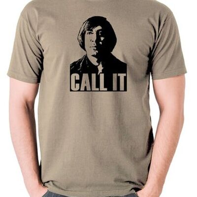 No Country For Old Men Inspired T Shirt - Call It khaki