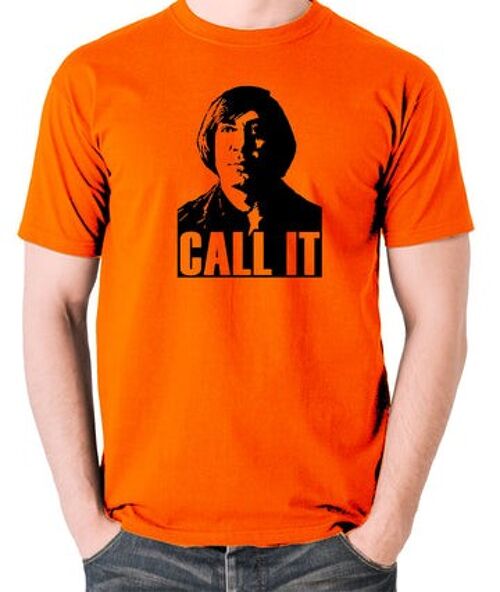 No Country For Old Men Inspired T Shirt - Call It orange