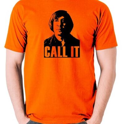 No Country For Old Men Inspired T Shirt - Call It orange