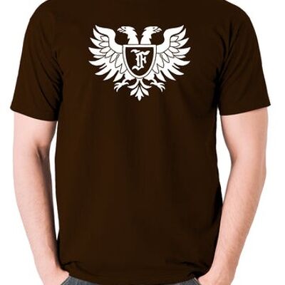 Young Frankenstein Inspired T Shirt - Frankensteen Family Crest chocolate