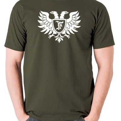 T-shirt inspiré du jeune Frankenstein - olive de famille Crest de Frankensteen