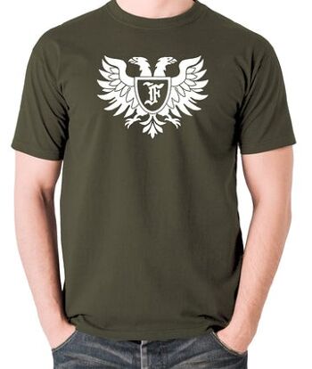 T-shirt inspiré du jeune Frankenstein - olive de famille Crest de Frankensteen