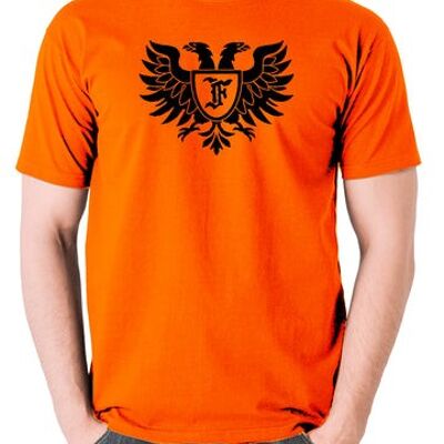 Young Frankenstein Inspired T Shirt - Frankensteen Family Crest orange