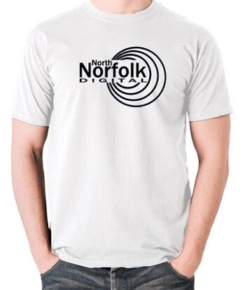 T-shirt inspiré d'Alan Partridge - North Norfolk Digital blanc