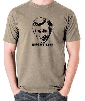 T-shirt inspiré d'Alan Partridge - Kiss My Face kaki