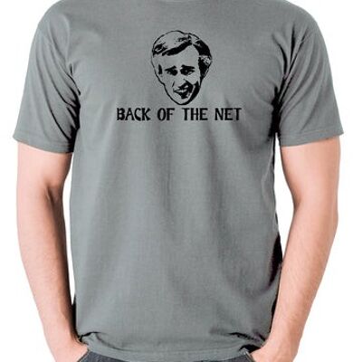 Alan Partridge inspiriertes T-Shirt - Rückseite des Netzes grau