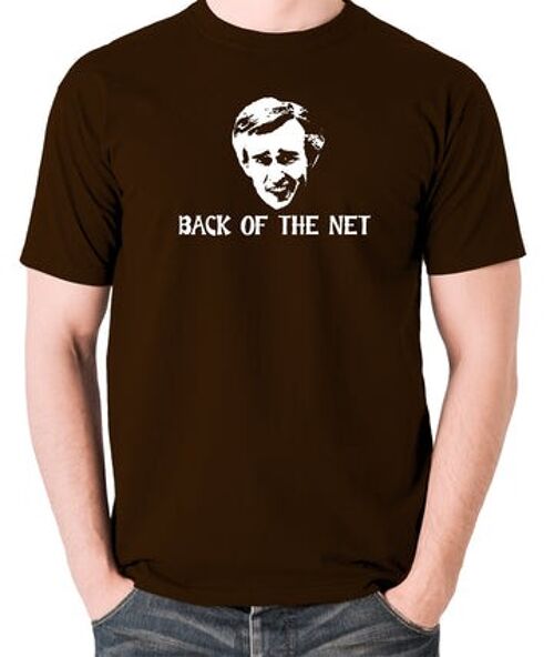 Alan Partridge Inspired T Shirt - Back Of The Net chocolate
