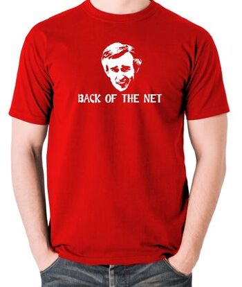 T-shirt inspiré d'Alan Partridge - Back Of The Net rouge