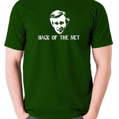 Alan Partridge inspiriertes T-Shirt - Rückseite des Netzgrüns