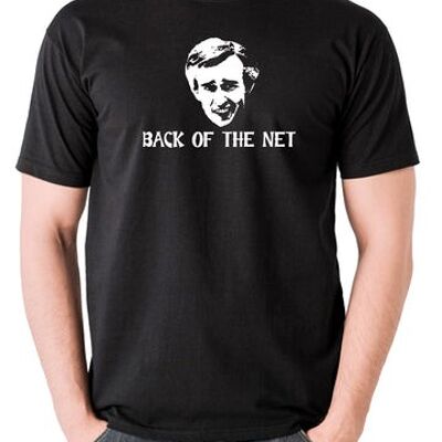 Alan Partridge inspiriertes T-Shirt - Rückseite des Netzes schwarz