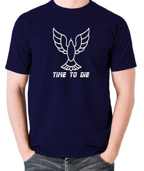 Blade Runner Inspired T Shirt - Time To Die navy