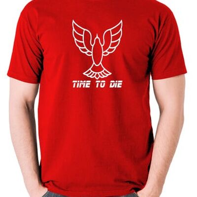 Camiseta inspirada en Blade Runner - Time To Die rojo