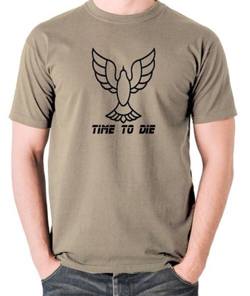 Blade Runner Inspired T Shirt - Time To Die khaki