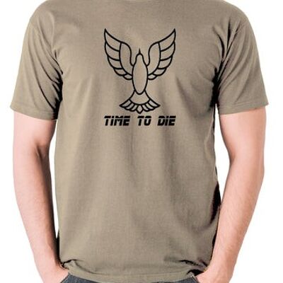 Blade Runner Inspired T Shirt - Time To Die khaki