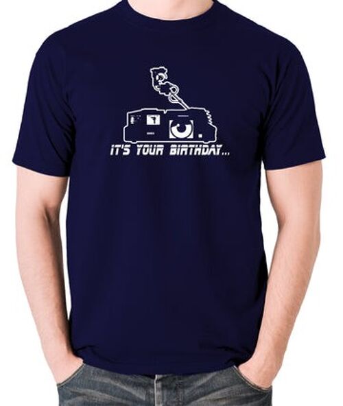 Blade Runner Inspired T Shirt - Voight Kampff - It's Your Birthday.... navy