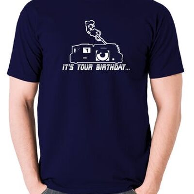Blade Runner Inspired T Shirt - Voight Kampff - It's Your Birthday.... navy