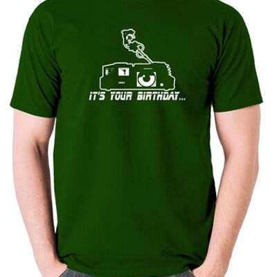 Blade Runner Inspired T Shirt - Voight Kampff - It's Your Birthday.... green