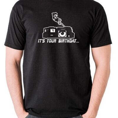 Camiseta inspirada en Blade Runner - Voight Kampff - Es tu cumpleaños.... negro