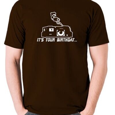 Camiseta inspirada en Blade Runner - Voight Kampff - Es tu cumpleaños... chocolate
