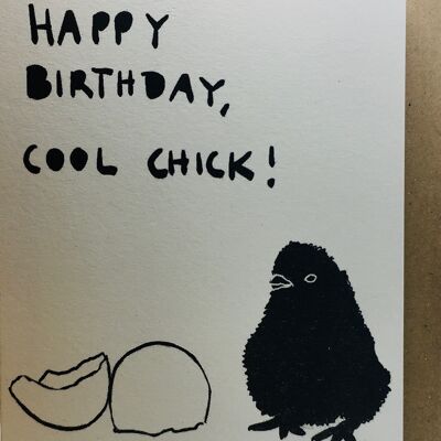 Card Cool Chick