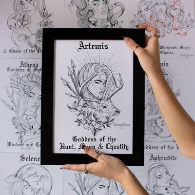 Artemis Goddess Print