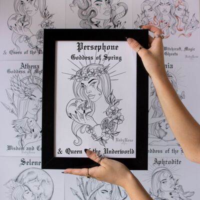 Persephone Goddess Print
