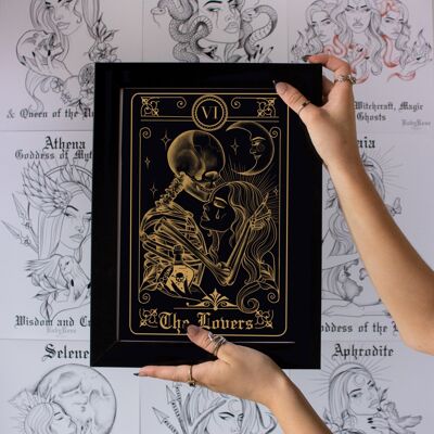 Limited Edition: The Damned Lovers Tarot Print