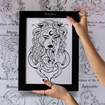Medusa Goddess Print