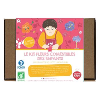 Le Kit fleurs comestibles BIO des enfants 2