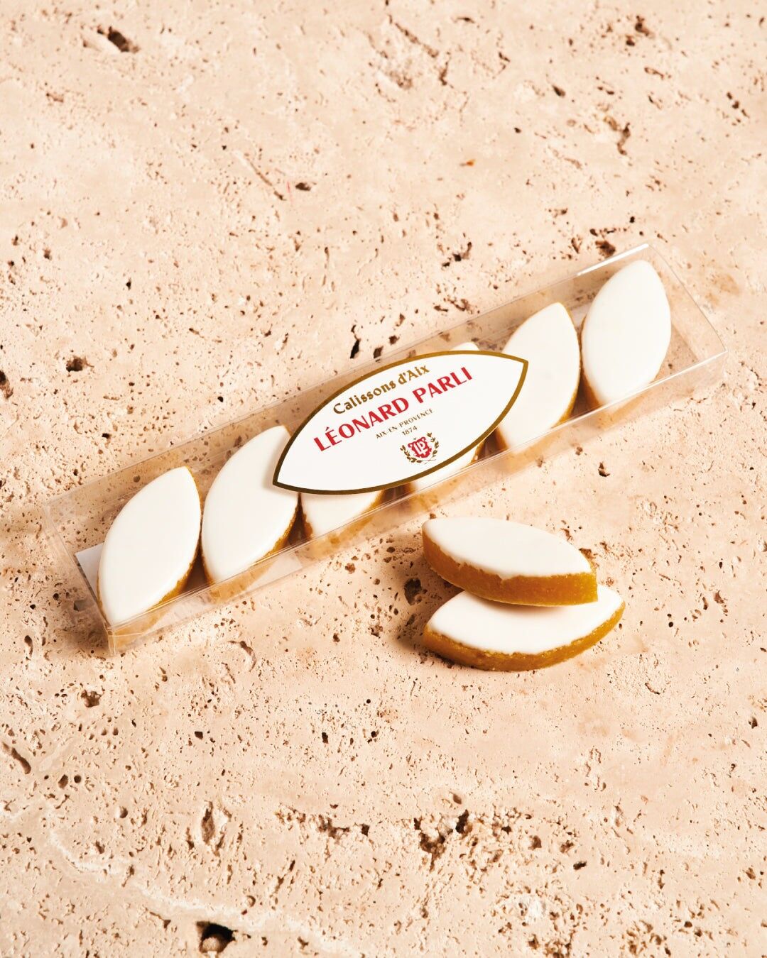 Réglette Calissons blancs - 70g - 6 Calissons