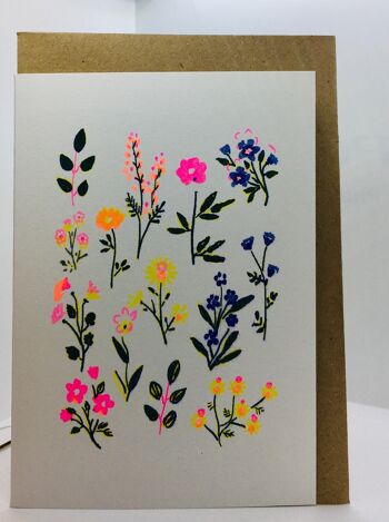 Carte petites fleurs