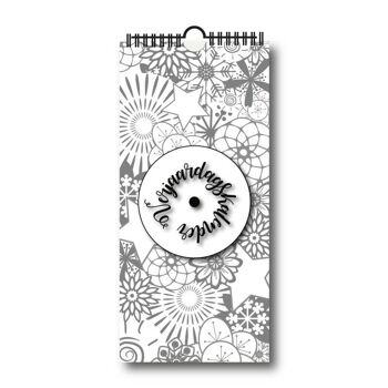 Calendrier d'anniversaire Zentangle