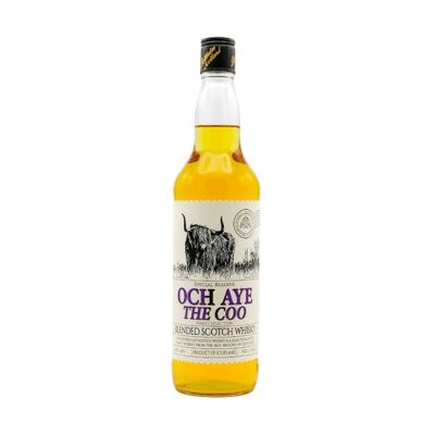 Whisky escocés mezclado Och Aye il Coo