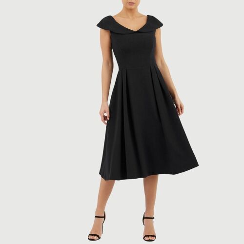 CHESTERTON SLEEVELESS DRESS BLACK