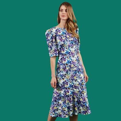 Vestido evasé estampado Carisbrooke KEW PRINT