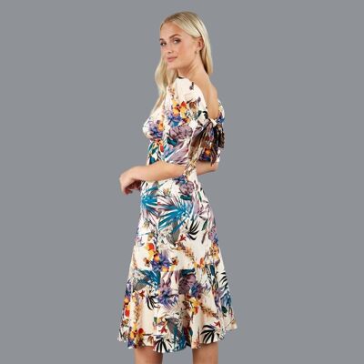 Carisbrooke Printed A-line Dress RAINFOREST PRINT