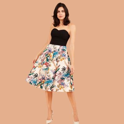 HURST SWING PRINT KLEID REGENWALD