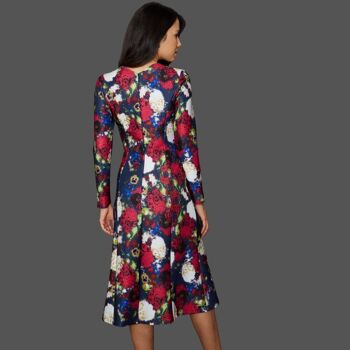 MELROSE ROBE A-LINE FLORAL RIOT IMPRIMÉ 3