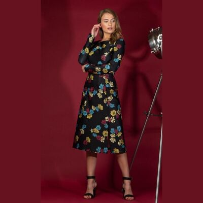 MELROSE A-LINE JUDY PRINT DRESS