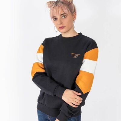 Sudadera Truncada - Negro