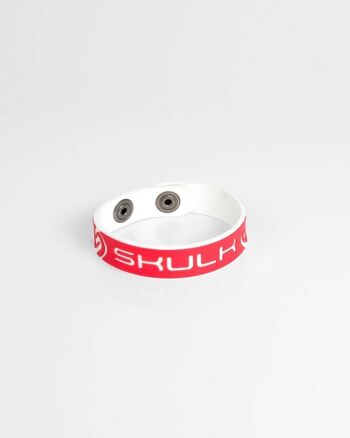 Bracelet Skulk - Blanc Et Rouge