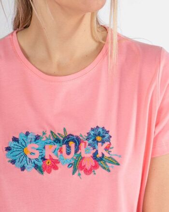 T-Shirt Fleuri - Rose 2