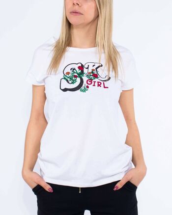 T-Shirt Fille - Blanc 1