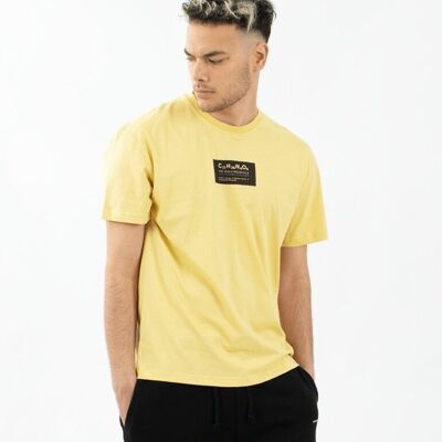 Camiseta Marca - Amarillo
