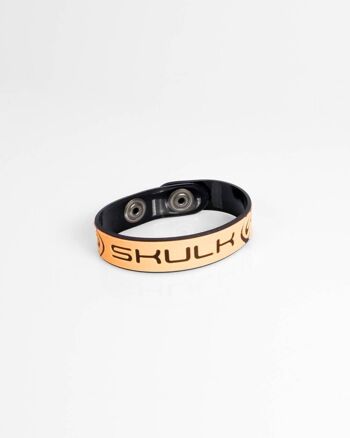 Bracelet Skulk - Noir et Saumon