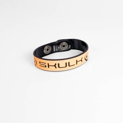 Bracelet Skulk - Black and Salmon