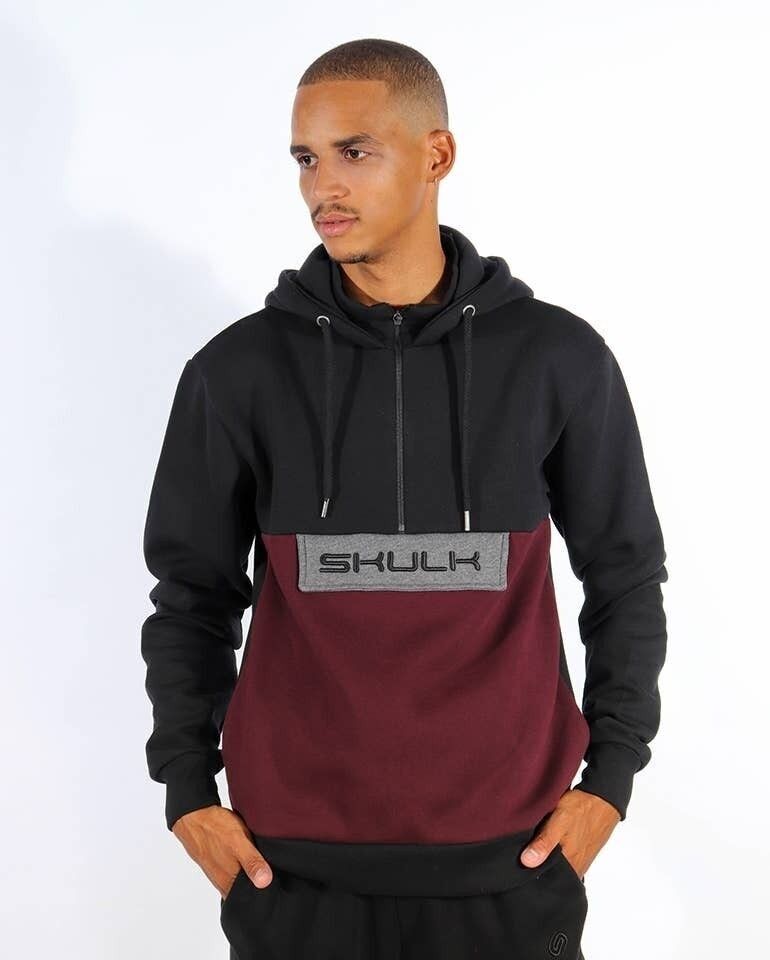 Felpa con cappuccio Rush - Borgogna